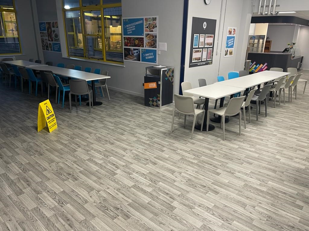 Charles Darwin School, Biggin Hill Kent Flooring